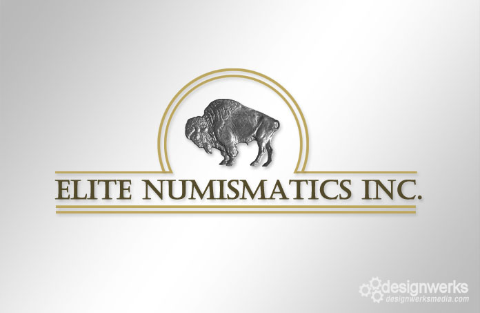 elite-numismatics-logo-design