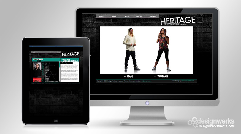 Heritage-clothing-web-design
